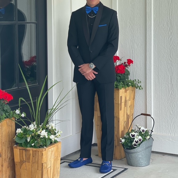 Blue Suede Loafers - Picture 8 of 8